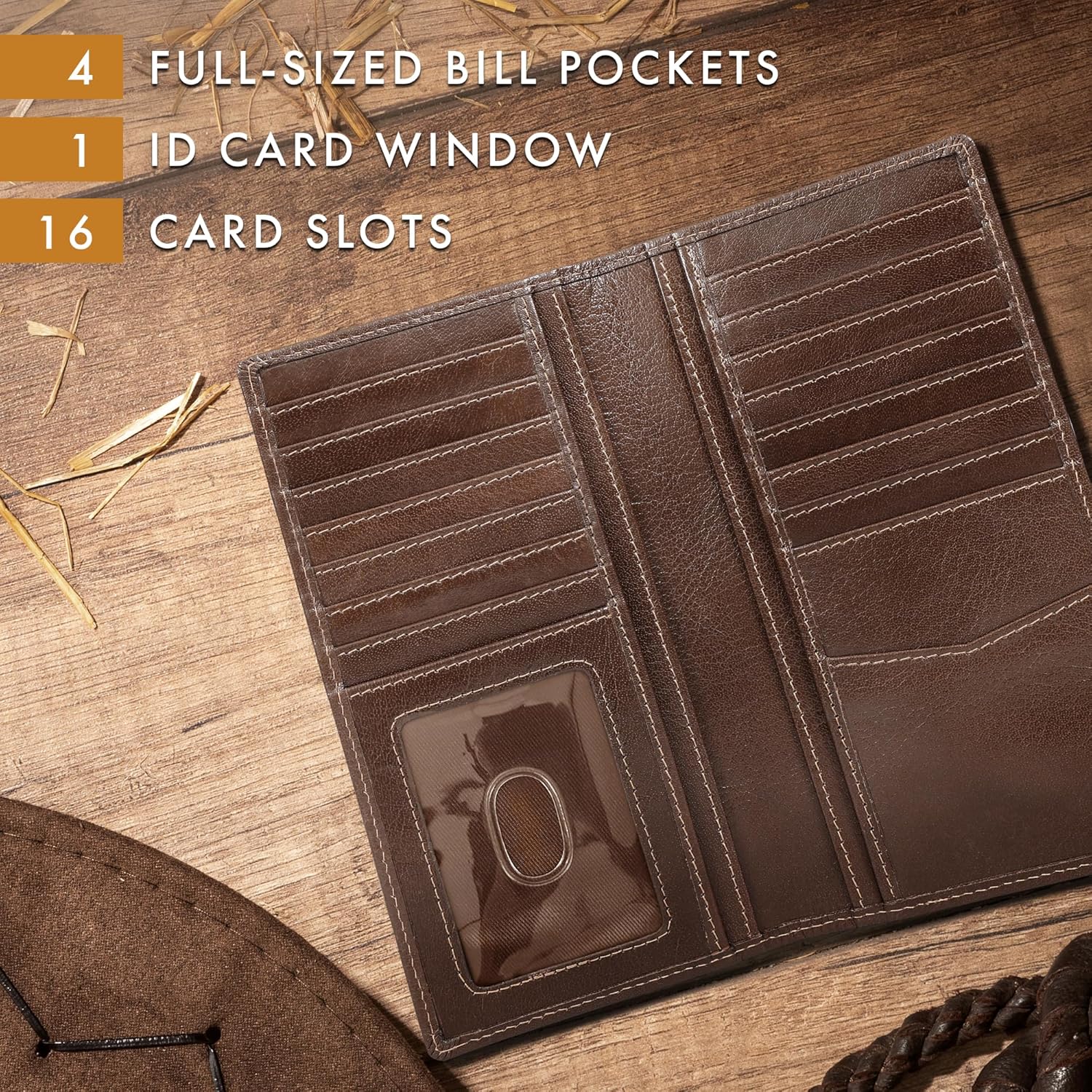 Mens Long Wallet (Stout)
