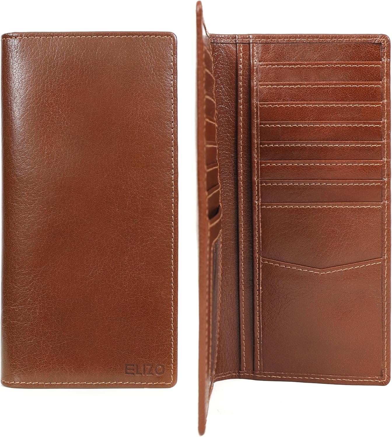 Leather Long Wallet – Premium Leather Goods by ELIZO