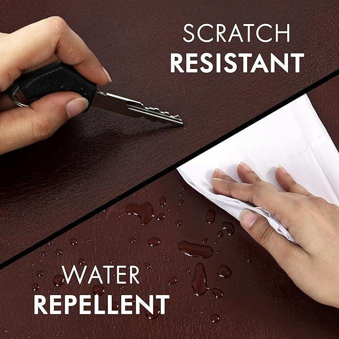 Leather Desk Mat Set (3mm) Double layer (Bourbon), #product_type - Elizo