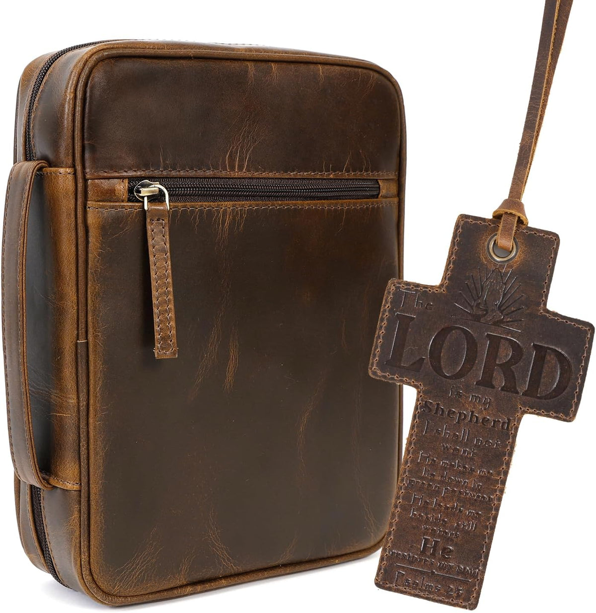 Study Leather Bible Case (Antique), #product_type - Elizo