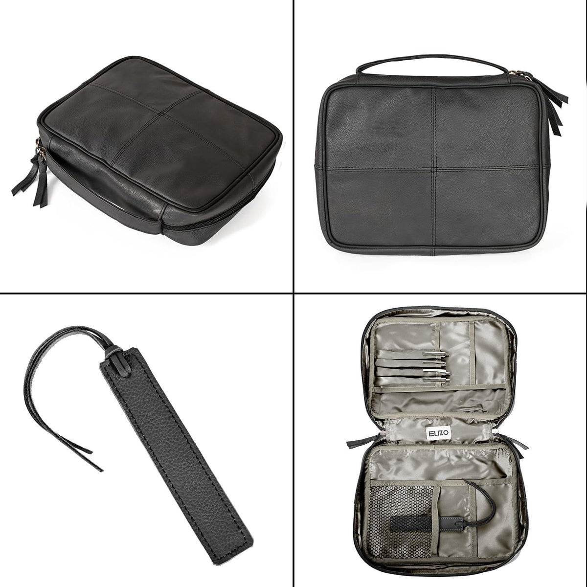 XL Leather Bible Cover Black, #product_type - Elizo