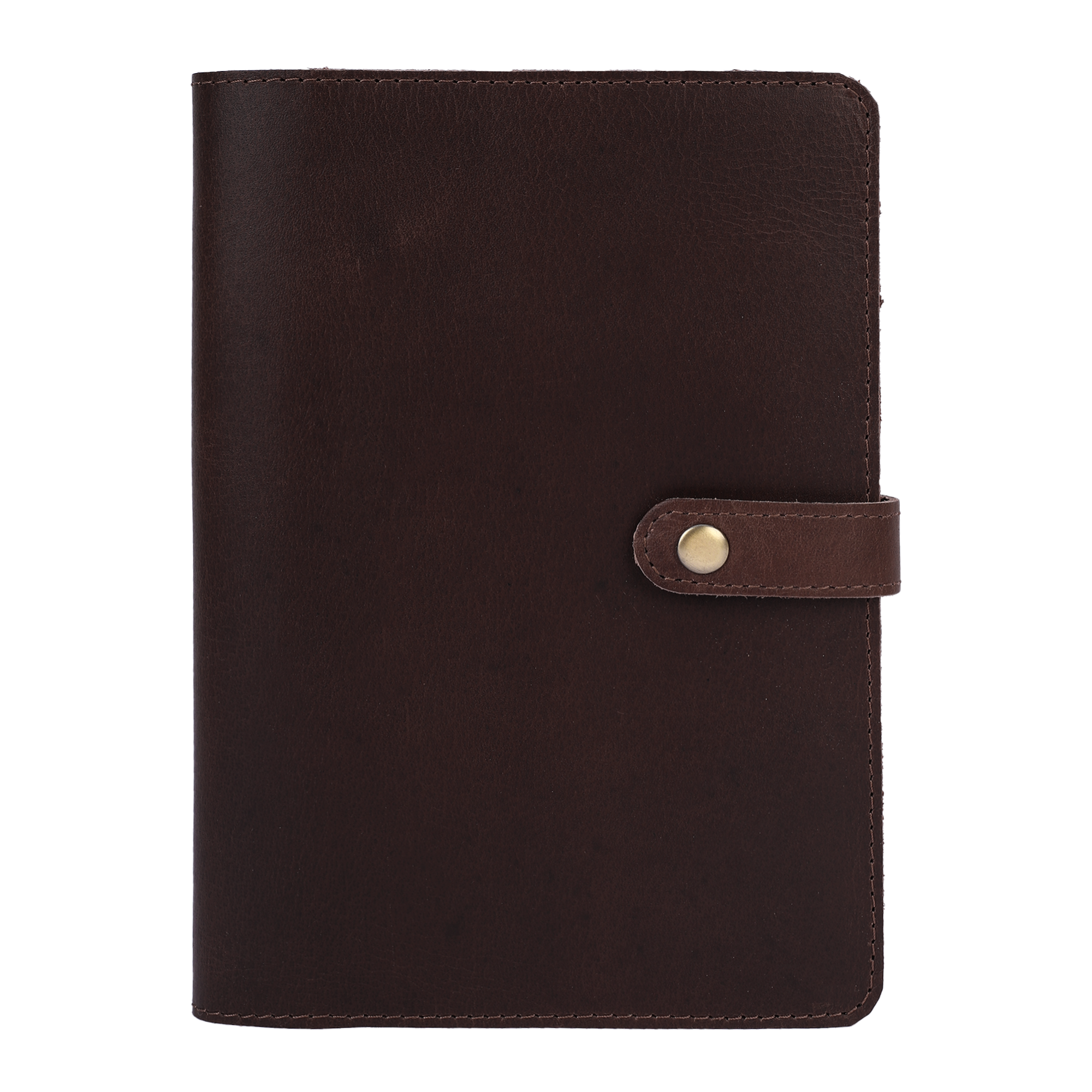 Leather Notebook Cover - Hickory (L)