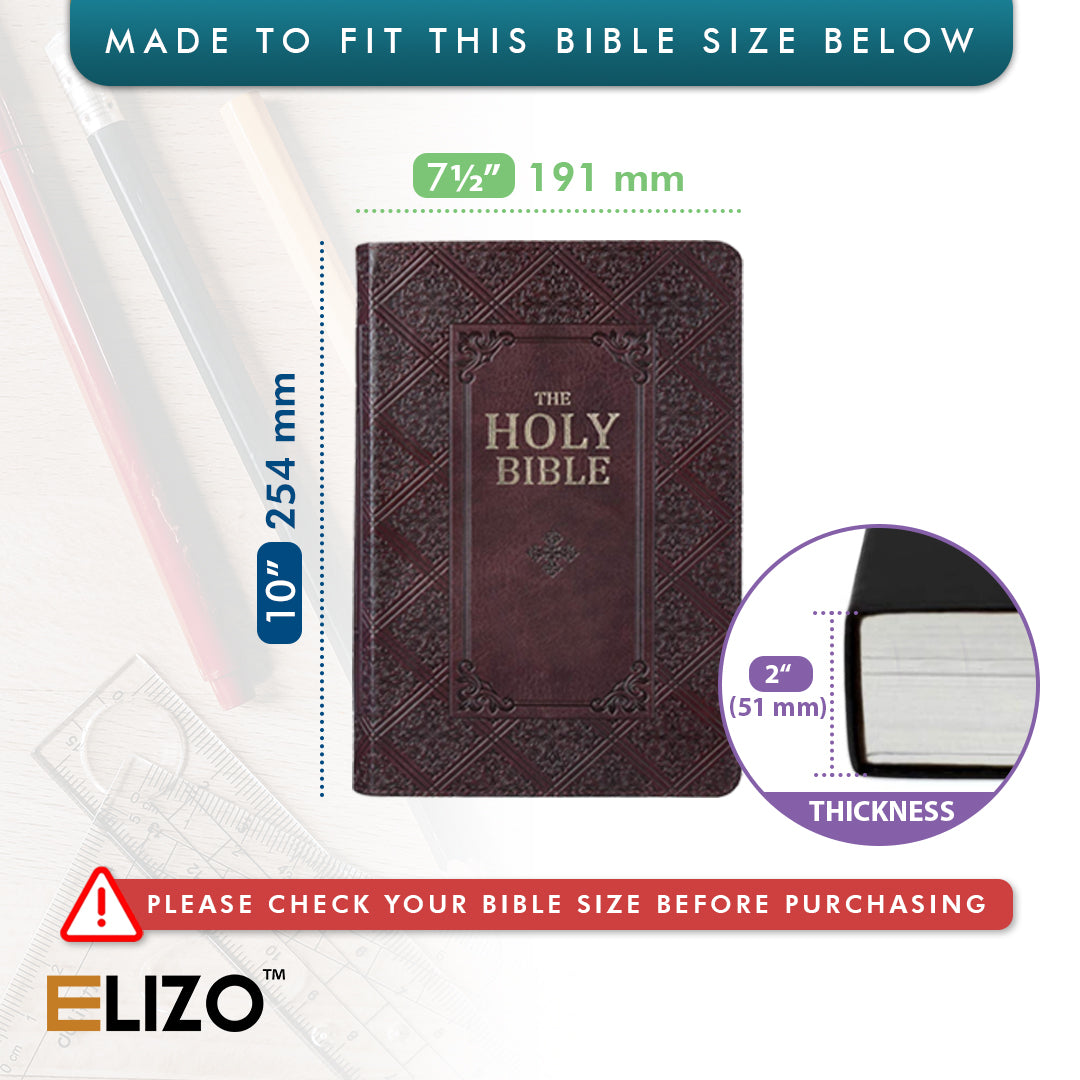 Leather Bible Cases - Scripture (Medium)